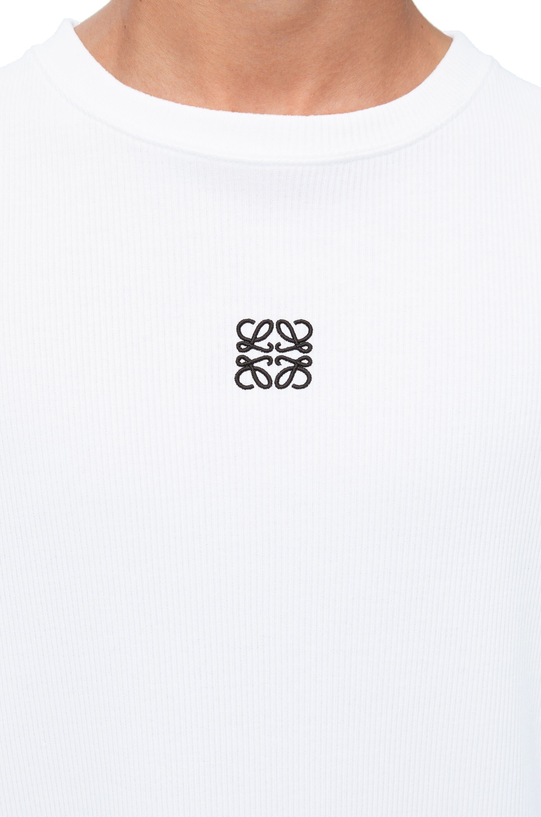 Loewe Oversized fit long sleeve T-shirt in cotton | REVERSIBLE