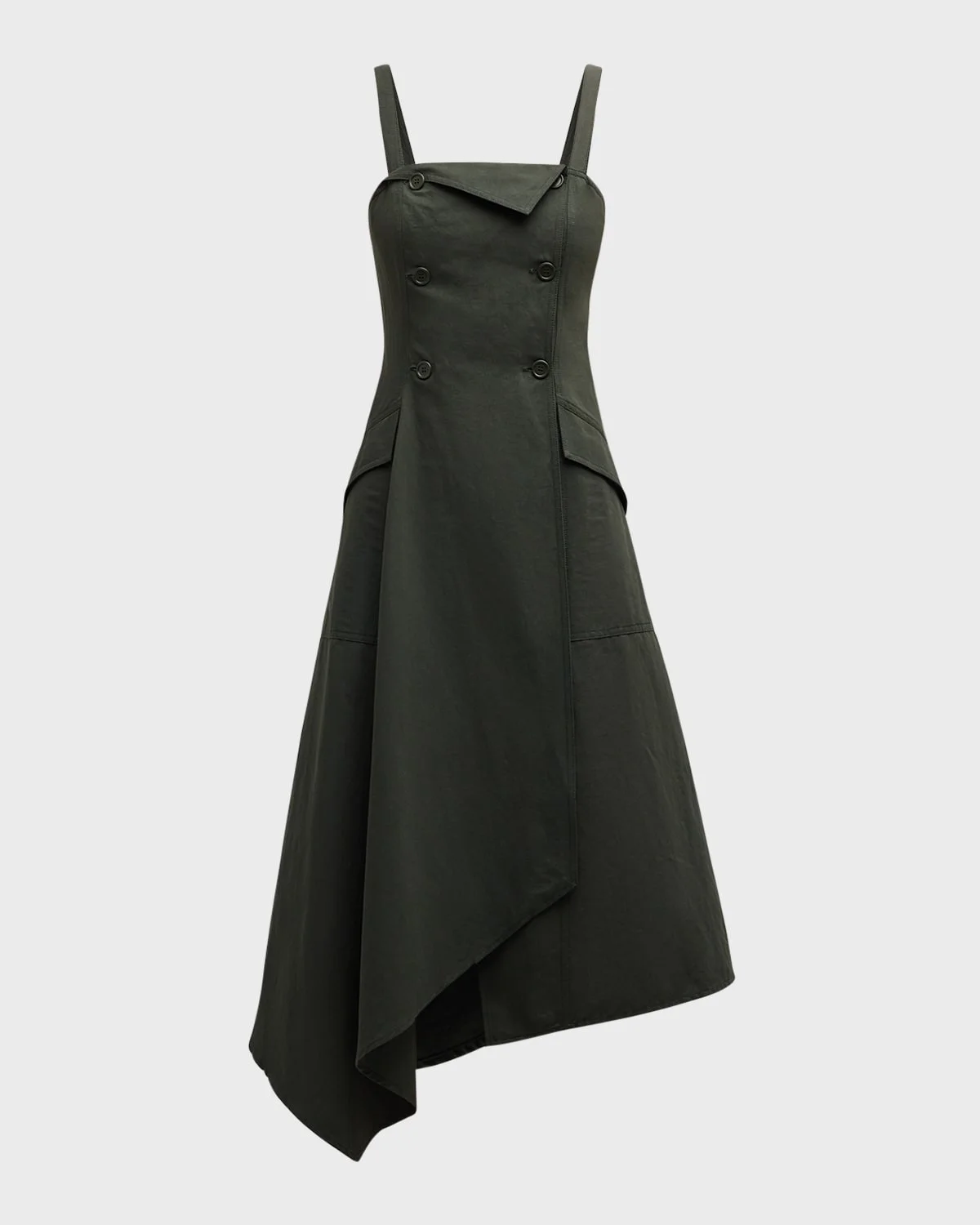 Scarlett Sleeveless Button-Front Midi Dress - 1