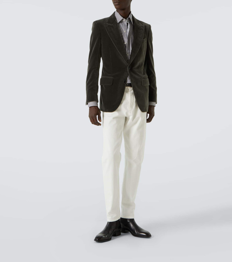 TOM FORD Dyllan cotton velvet blazer outlook