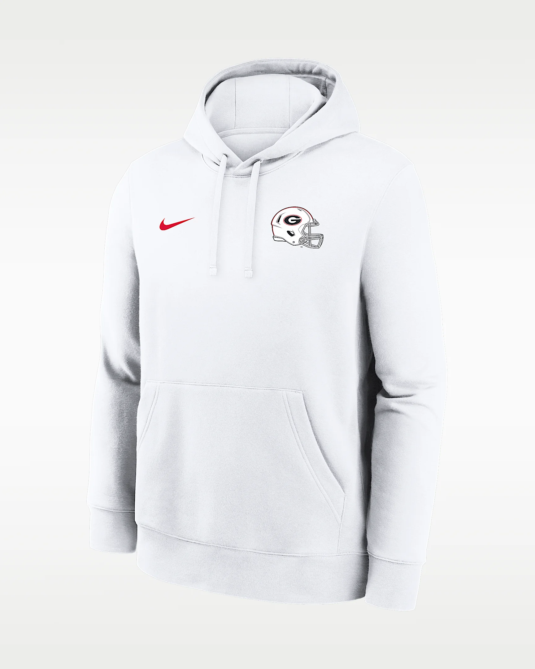 Georgia 2026 White Out Dress Code Men's Nike College Pullover Hoodie - 1