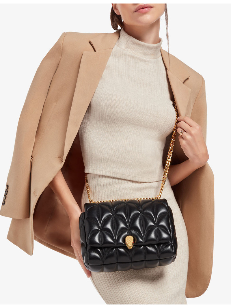 BVLGARI Serpenti Sugarloaf medium leather shoulder bag outlook