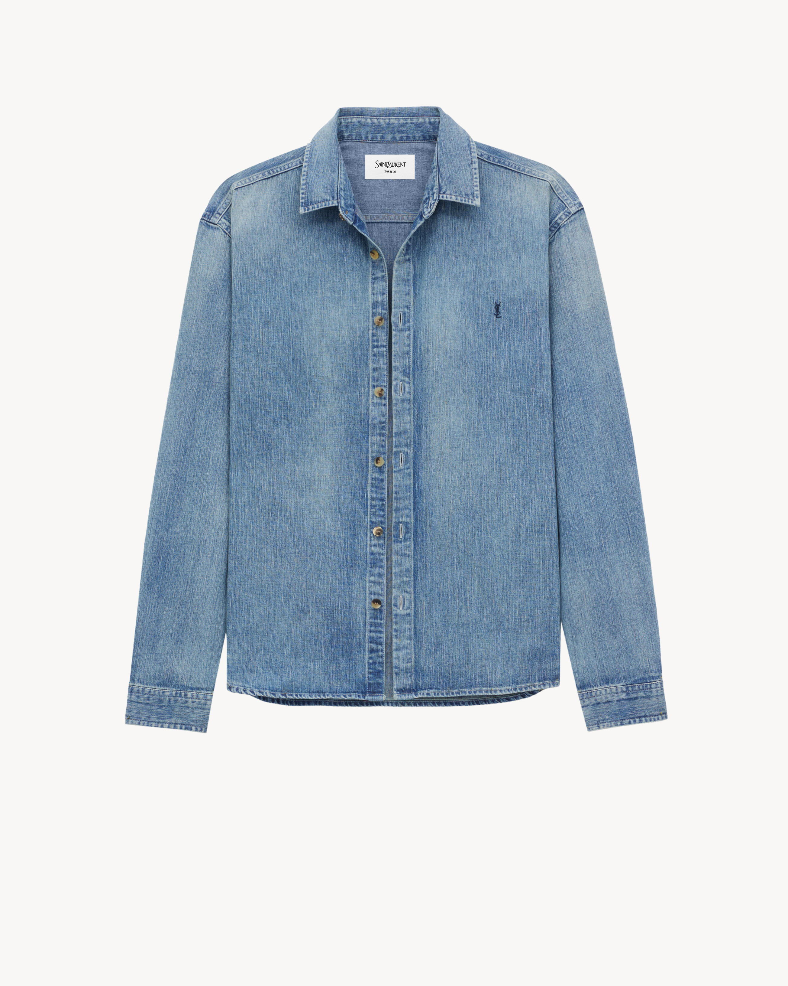 CASSANDRE SHIRT IN DAY BLUE DENIM - 2
