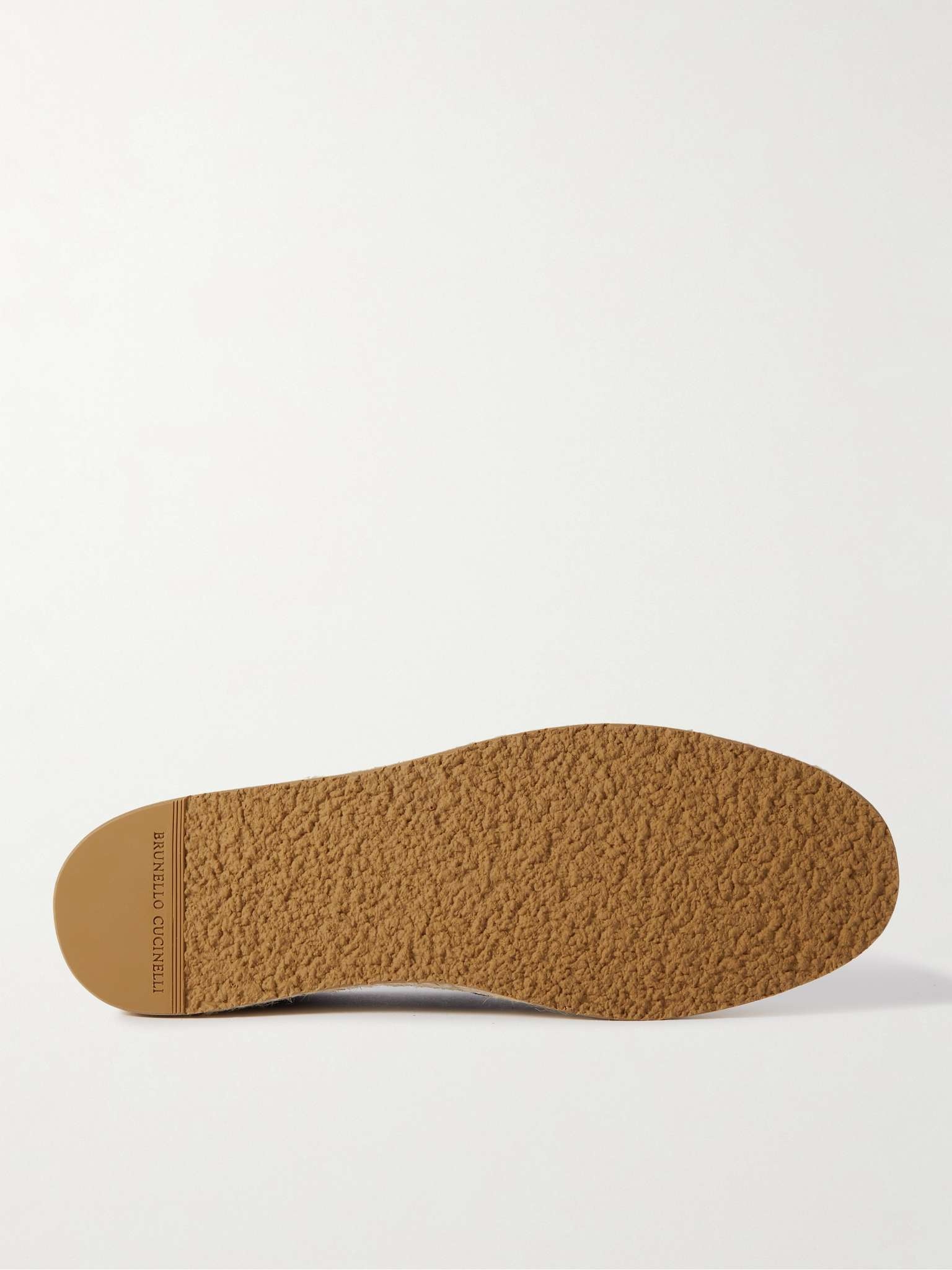 Woven Suede Espadrilles - 3