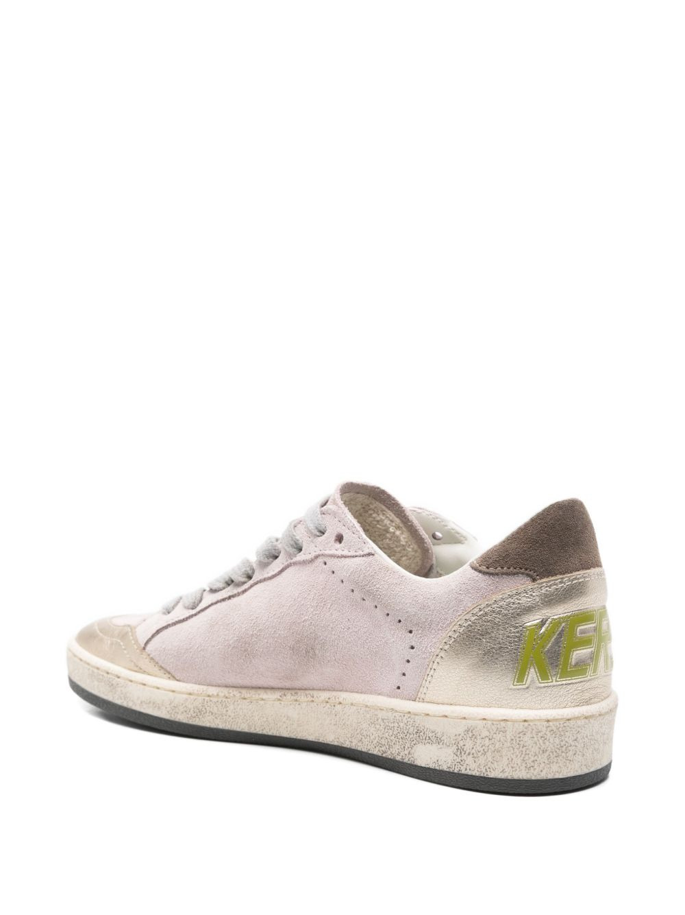 suede low-top sneakers - 3