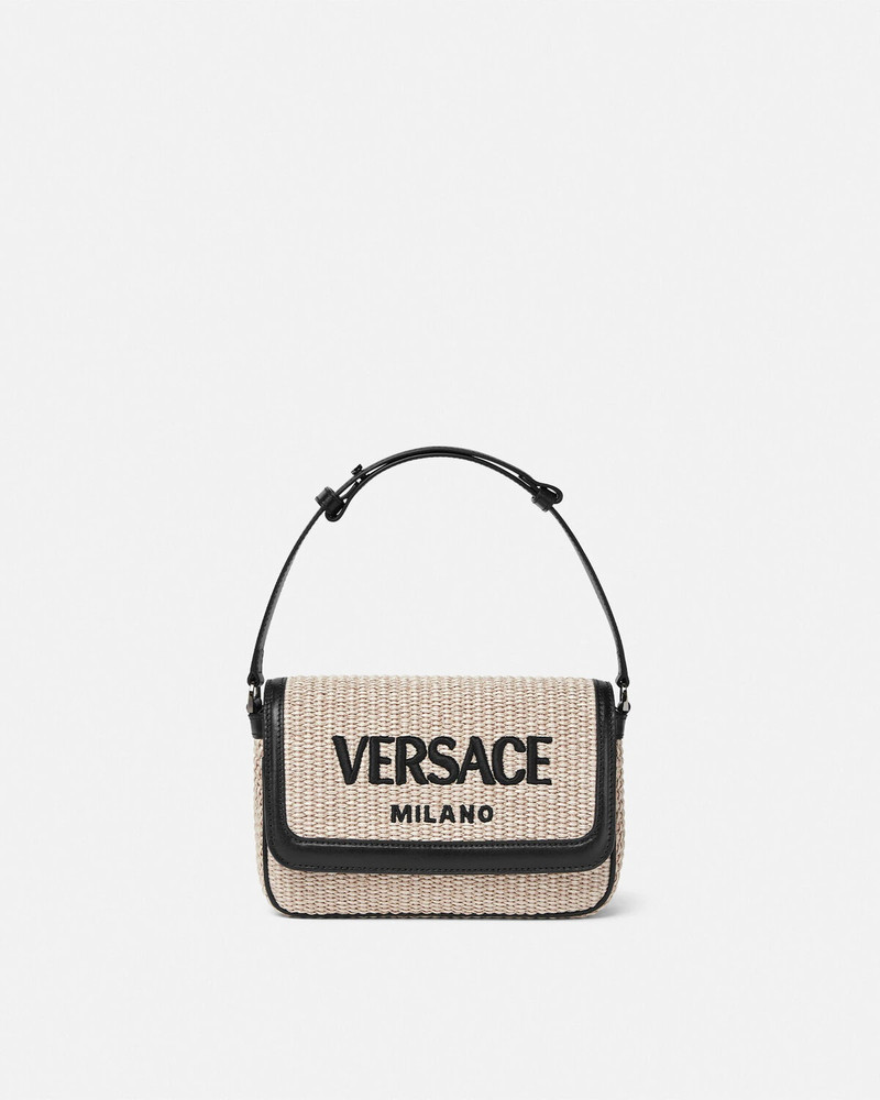Versace Milano Raffia Crossbody Bag 1