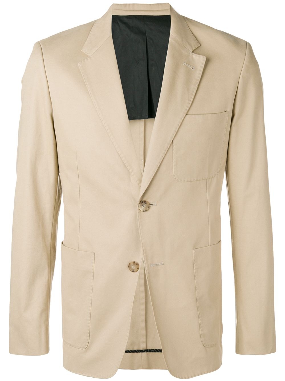 Half-Lined Two Buttons Jacket - 1