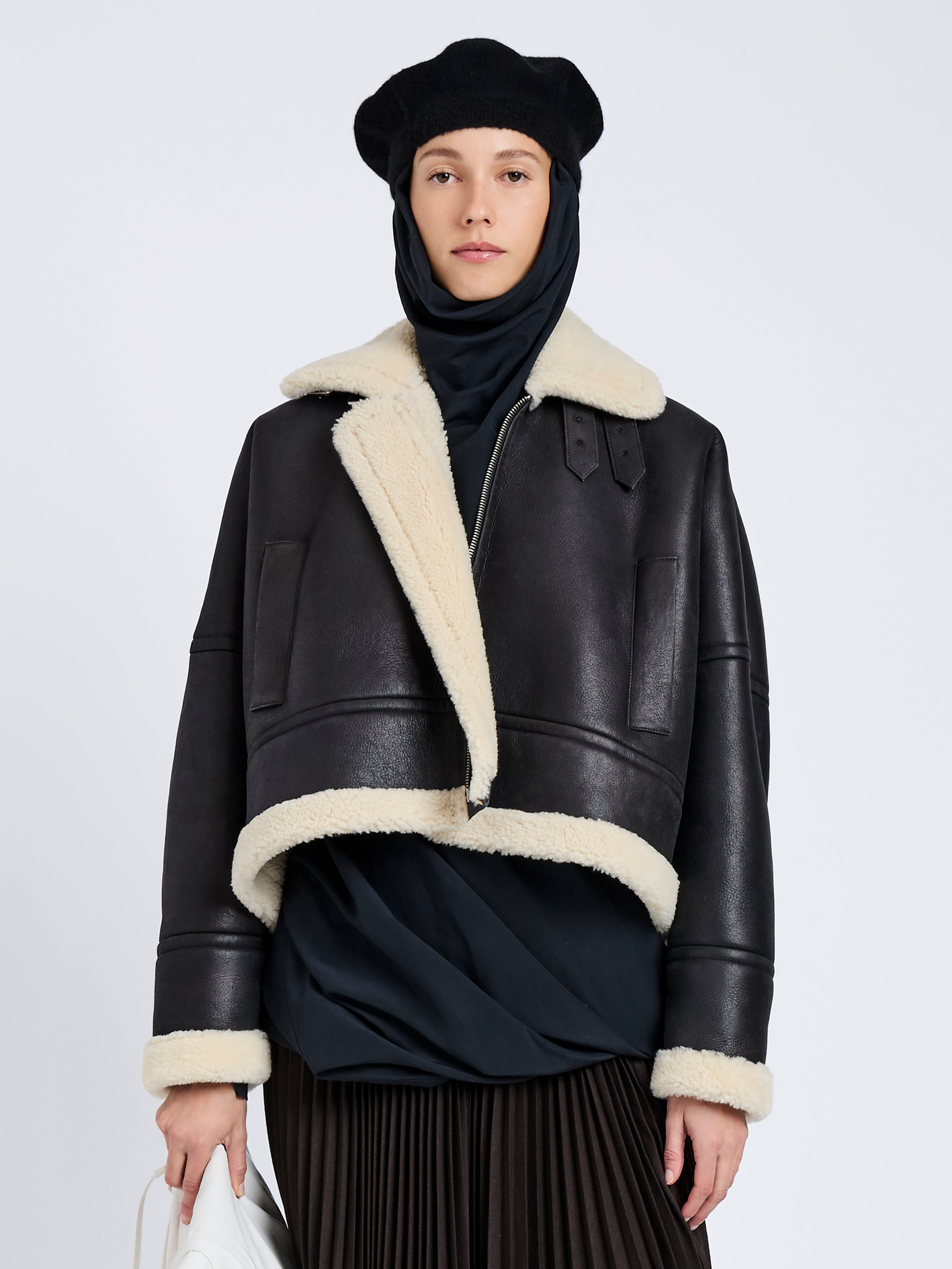 Alya Jacket in Shearling - 2