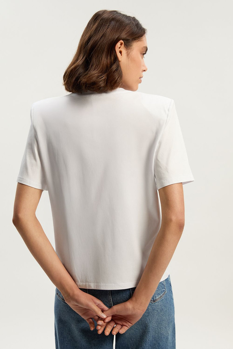 Power Shoulder Jersey T-Shirt 5