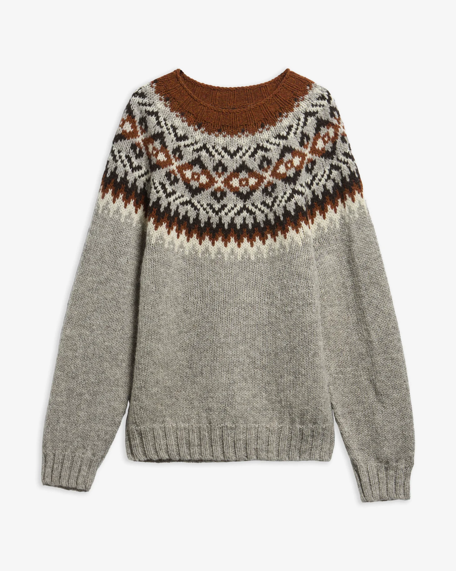 Fair Isle Made in Scotland Crew-Neck Jumper - 1