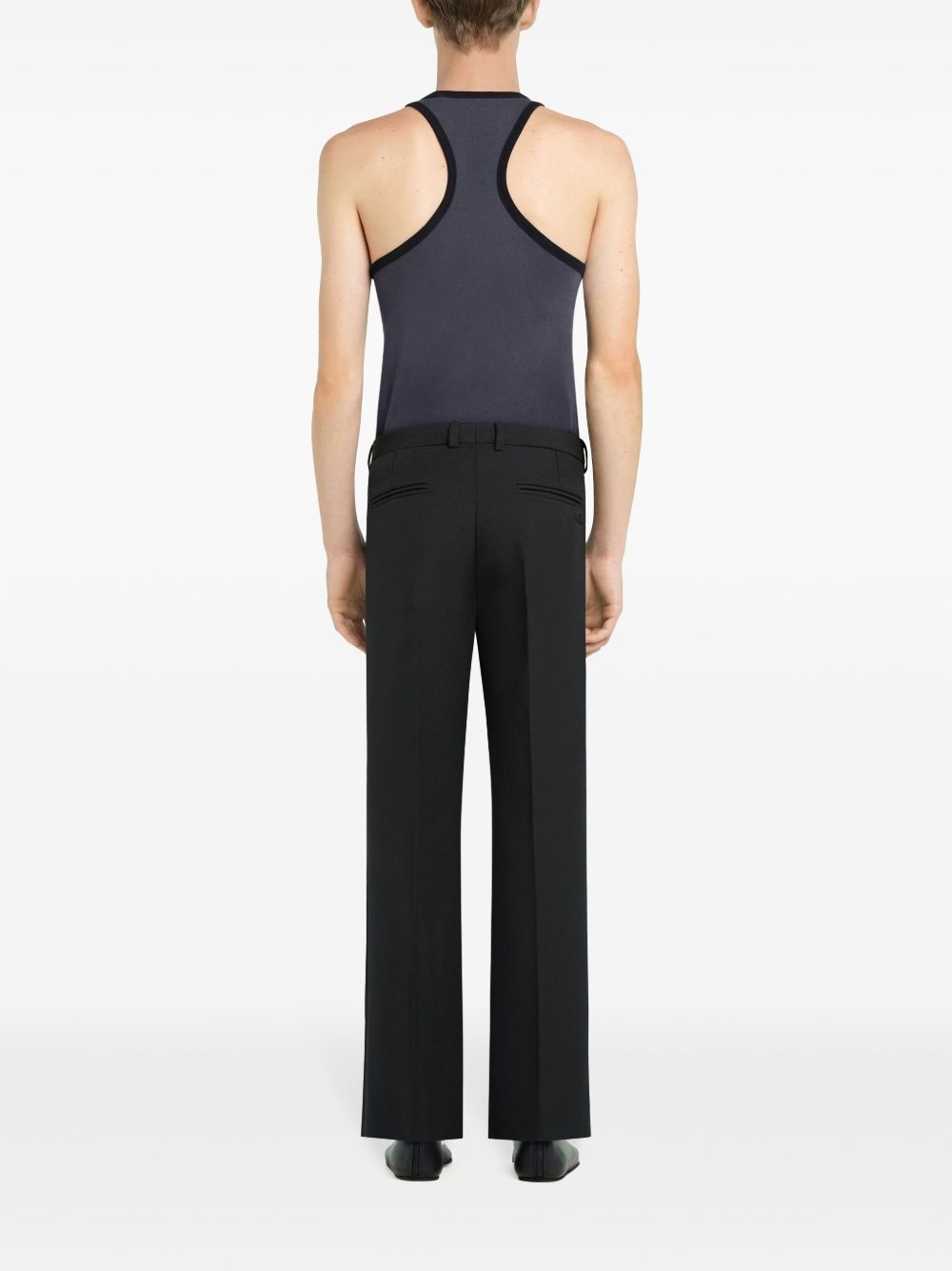 contrasting-trim scuba tank top - 3