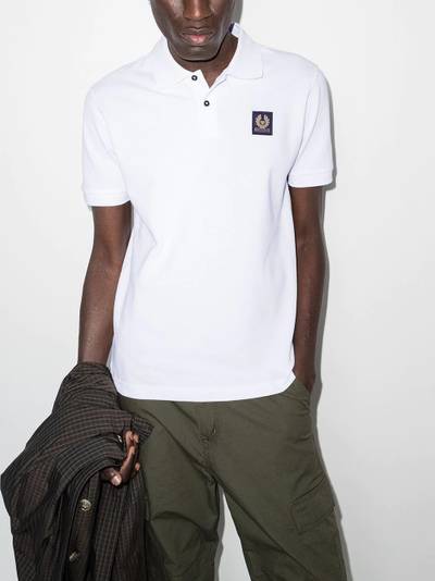 Belstaff logo patch polo shirt outlook