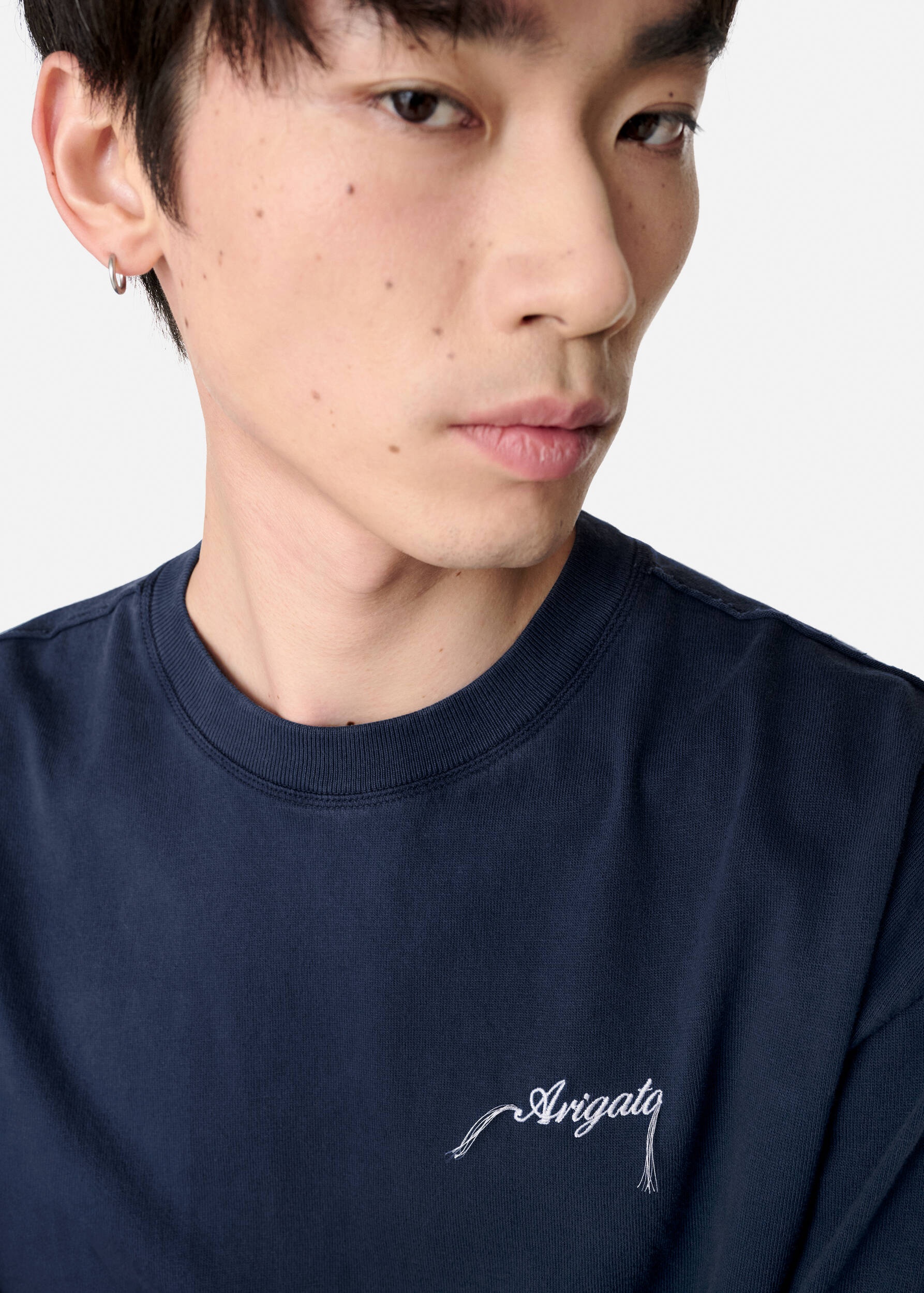 AXEL ARIGATO｜ (Honor Washed T-Shirt (A2681007 NAVY)) AXEL ARIGATO - Honor Washed T-Shirt
