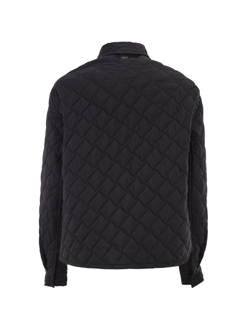 Herno Ecoage diamond-quilt puffer jacket outlook