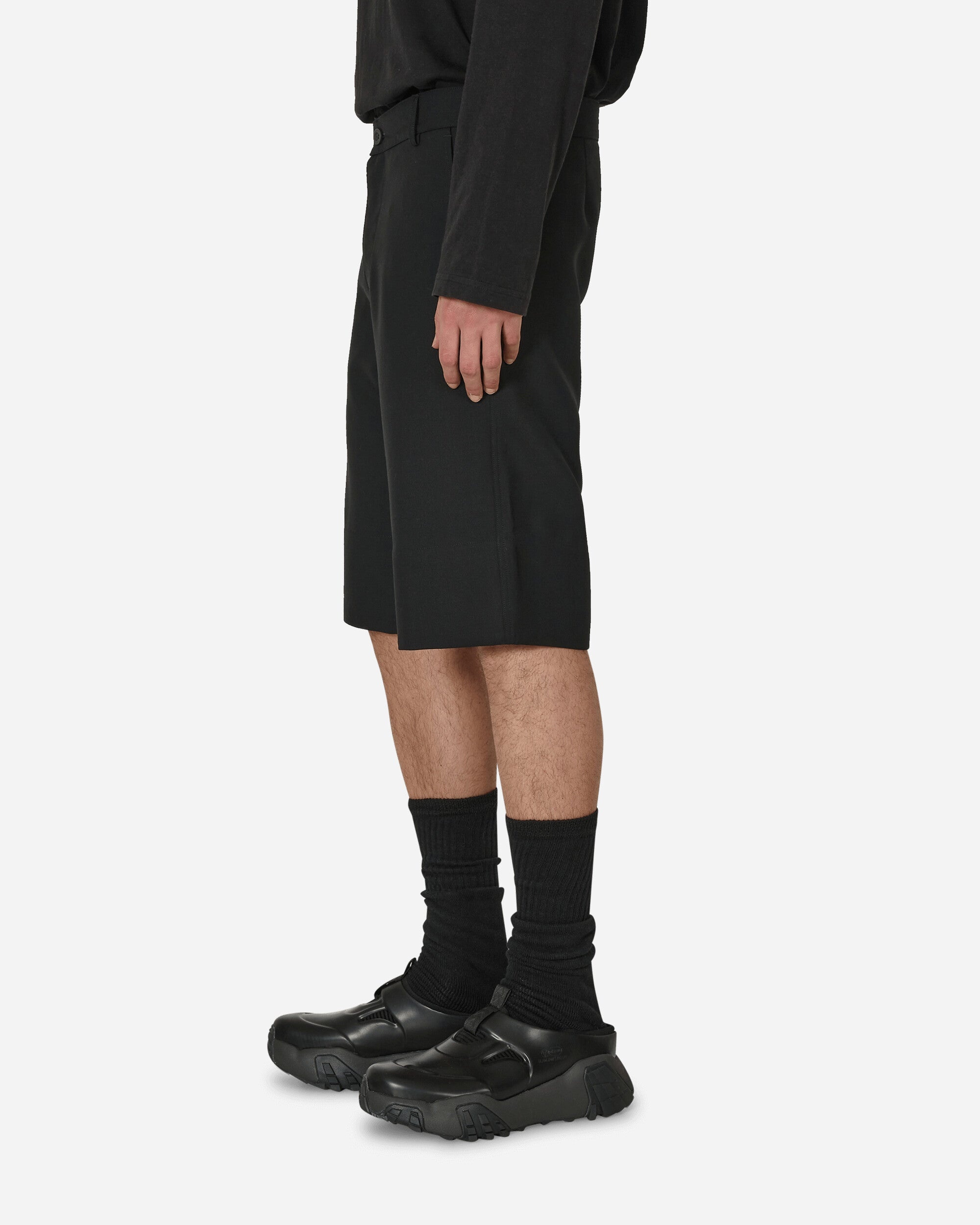 Wool Tailored Shorts Black - 2