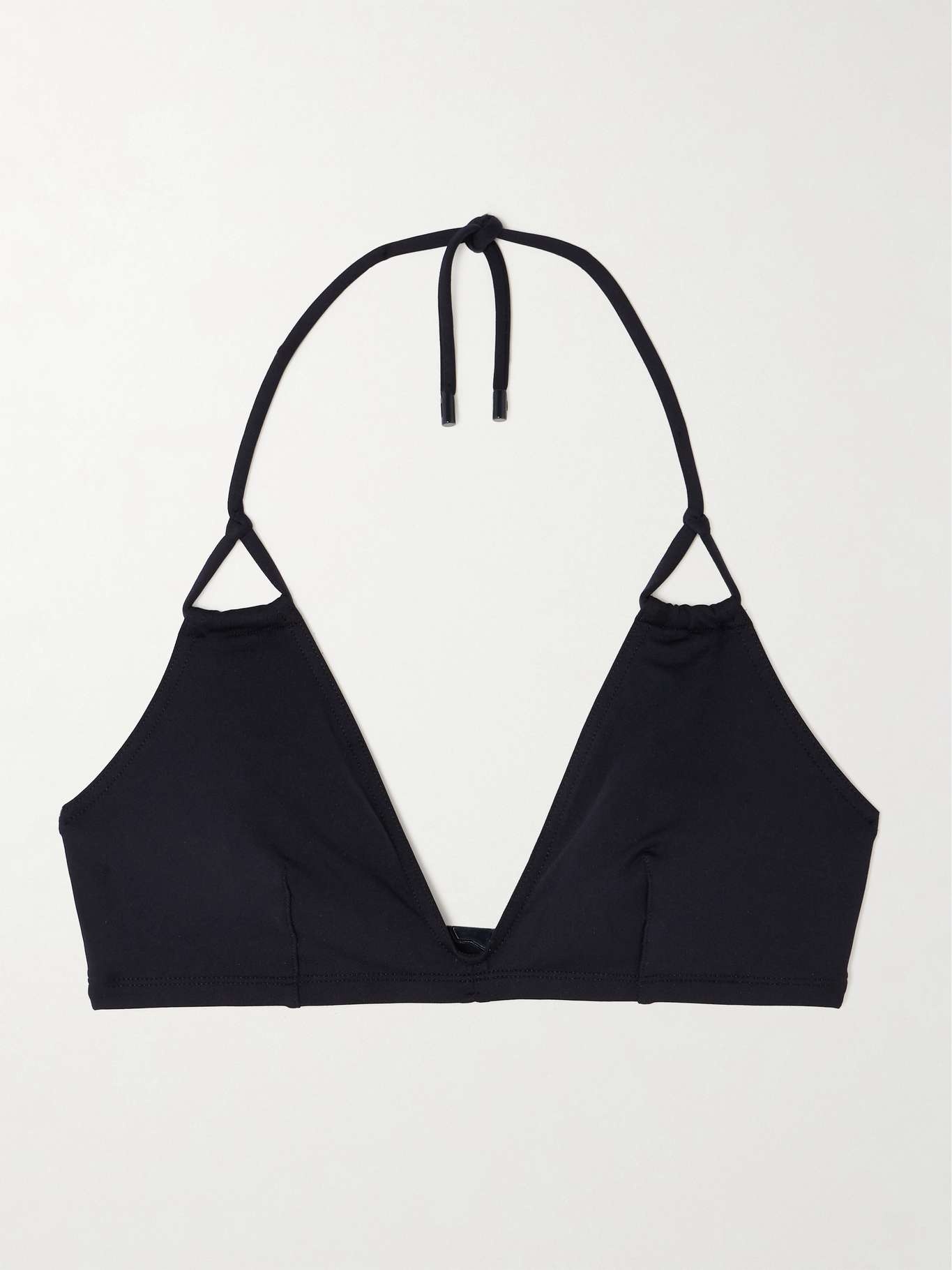 Java Remix knotted halterneck bikini top - 1