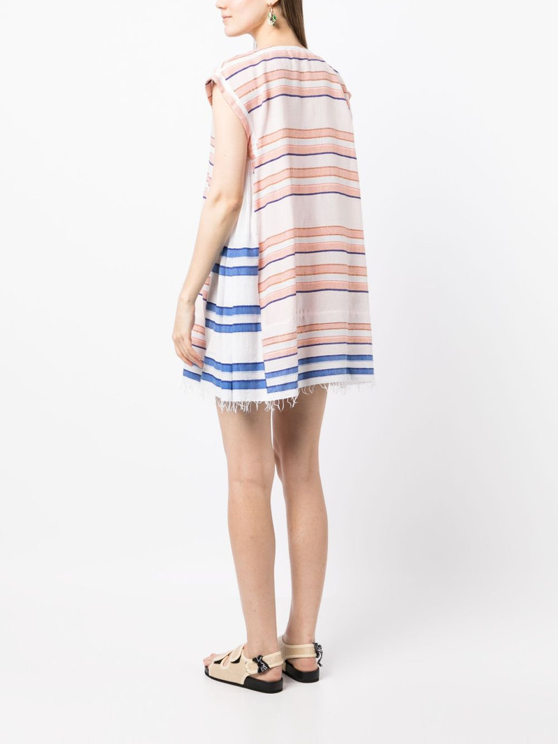 Eskedar stripe-pattern caftan dress 4