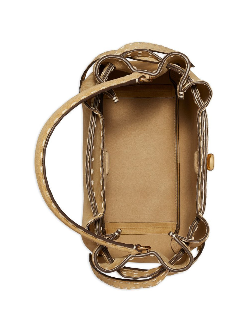 Romy pick stitch bucket bag 6