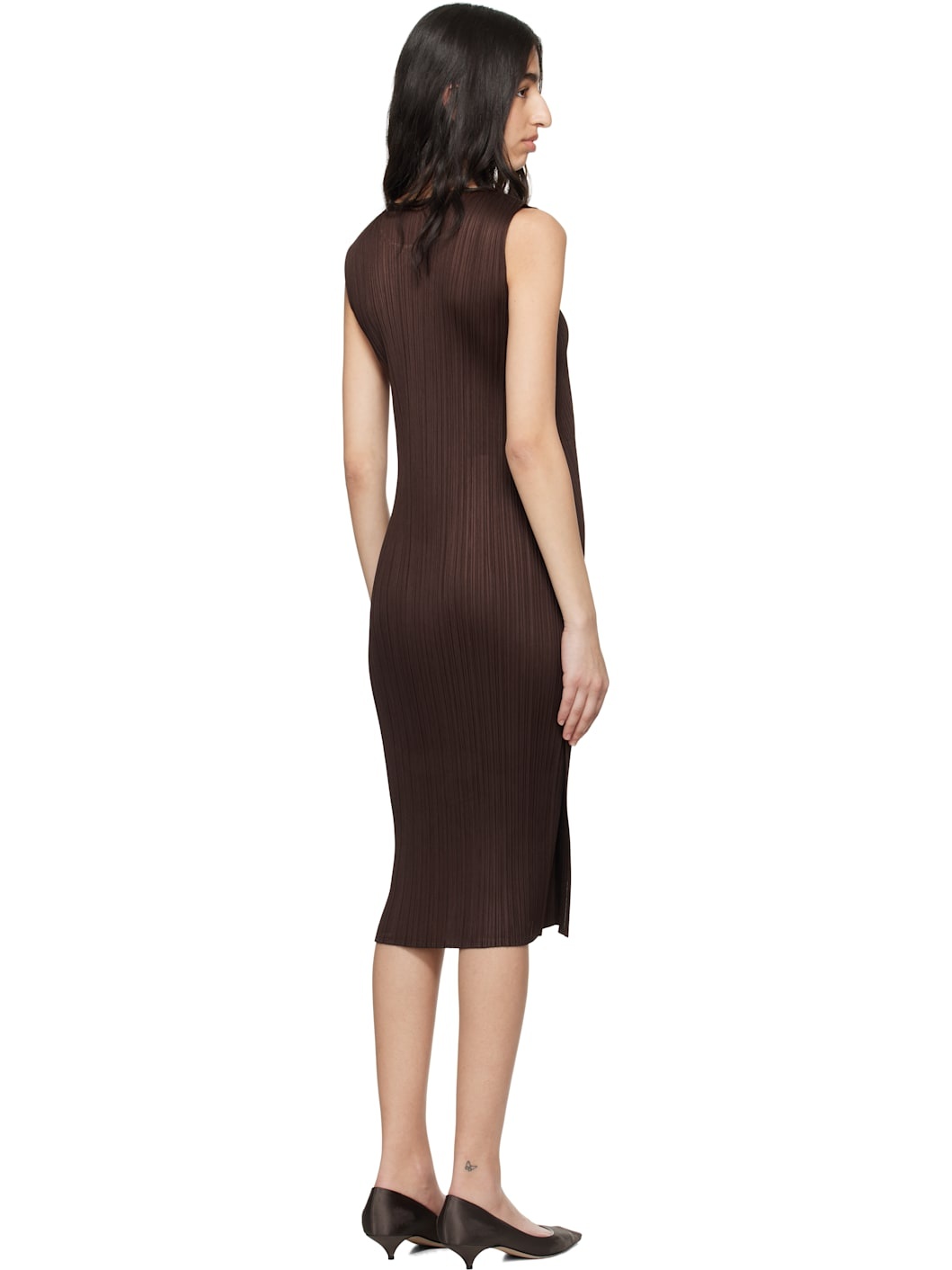 Brown Monthly Colors March Midi Dress - 3