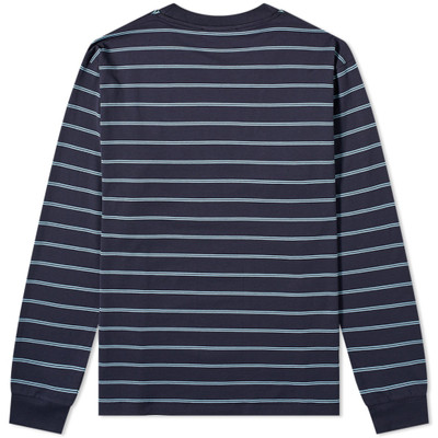 Acne Studios Acne Studios Elwood Stripe Face Long Sleeve Tee outlook