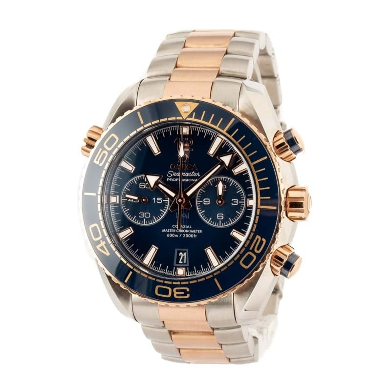 Pre-owned Omega Seamaster Planet Ocean 600M Two Tone - 2