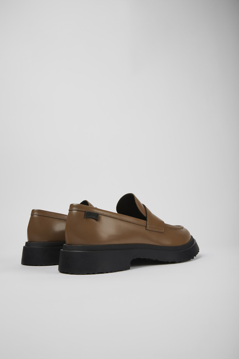 CAMPERLAB Brown leather loafers for men outlook