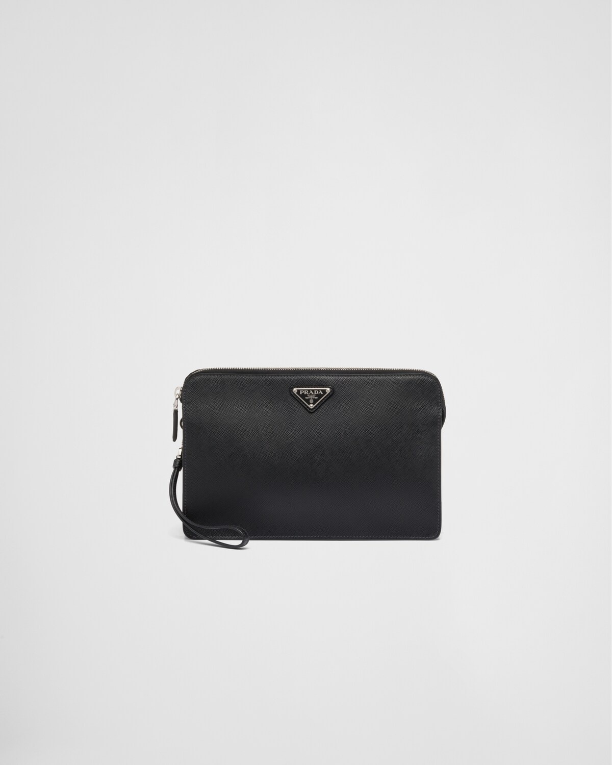 Saffiano leather pouch - 1