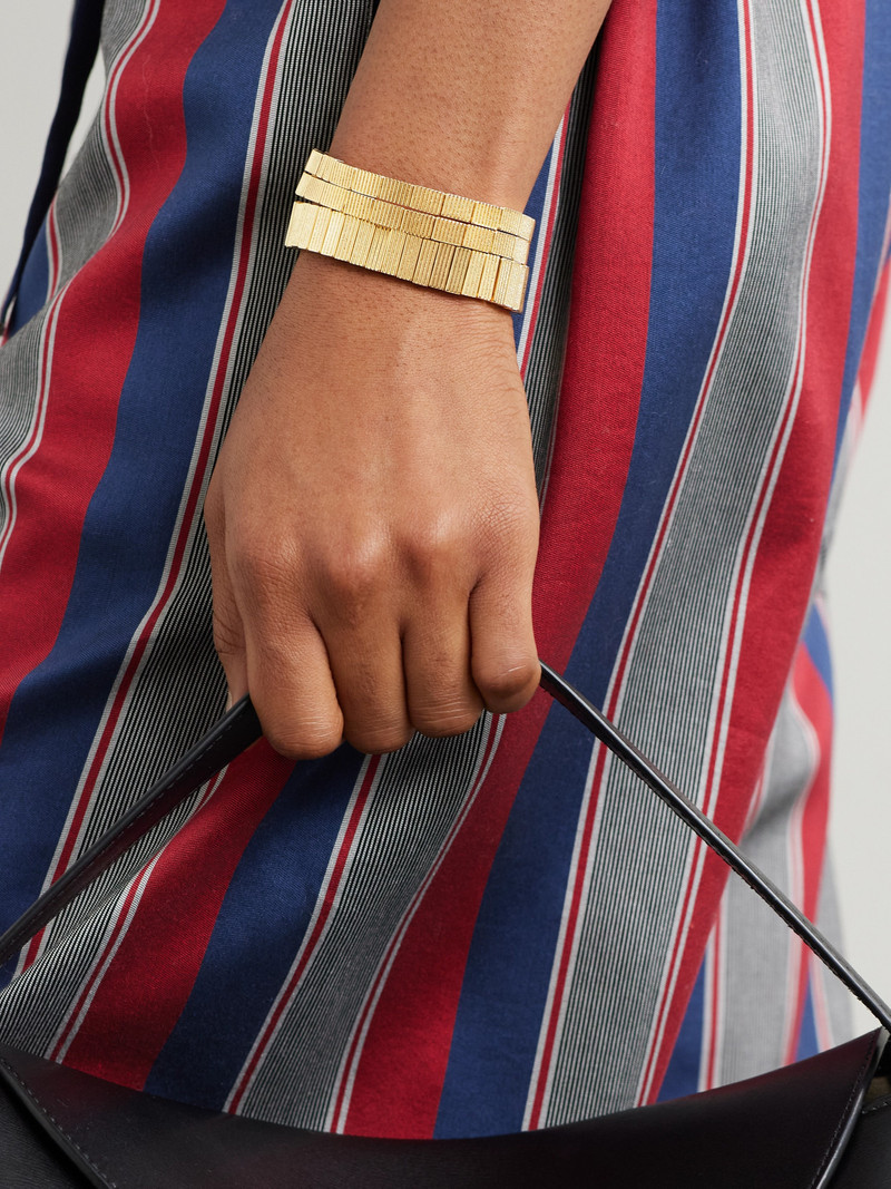 ROXANNE ASSOULIN The Florentine Set Of Three Gold-tone Bracelets outlook