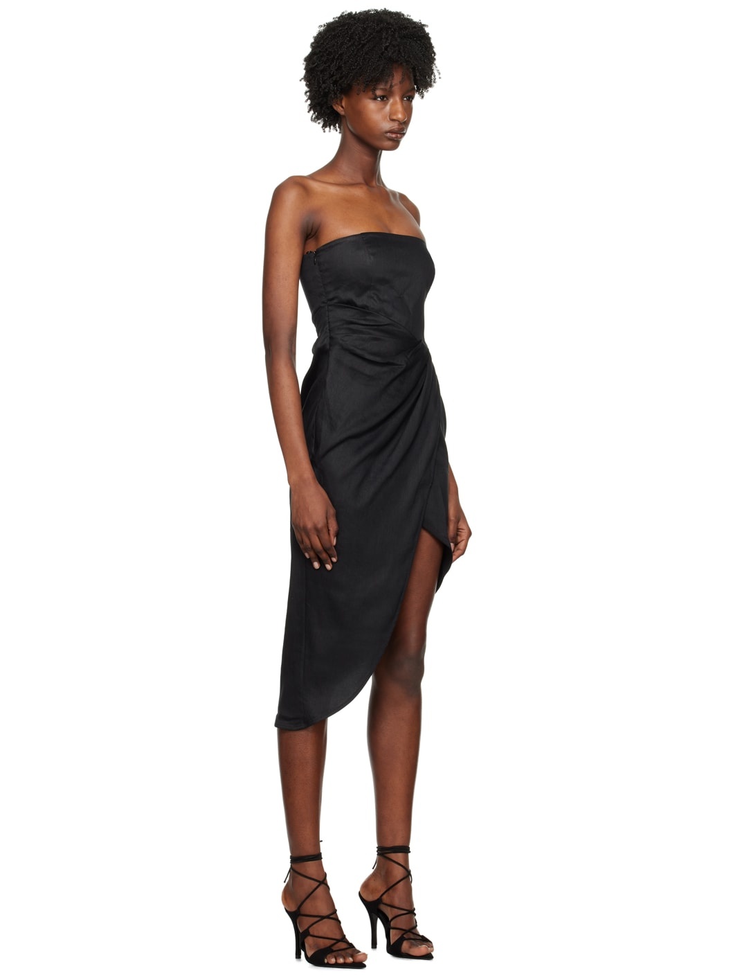 Black Lica Midi Dress - 2