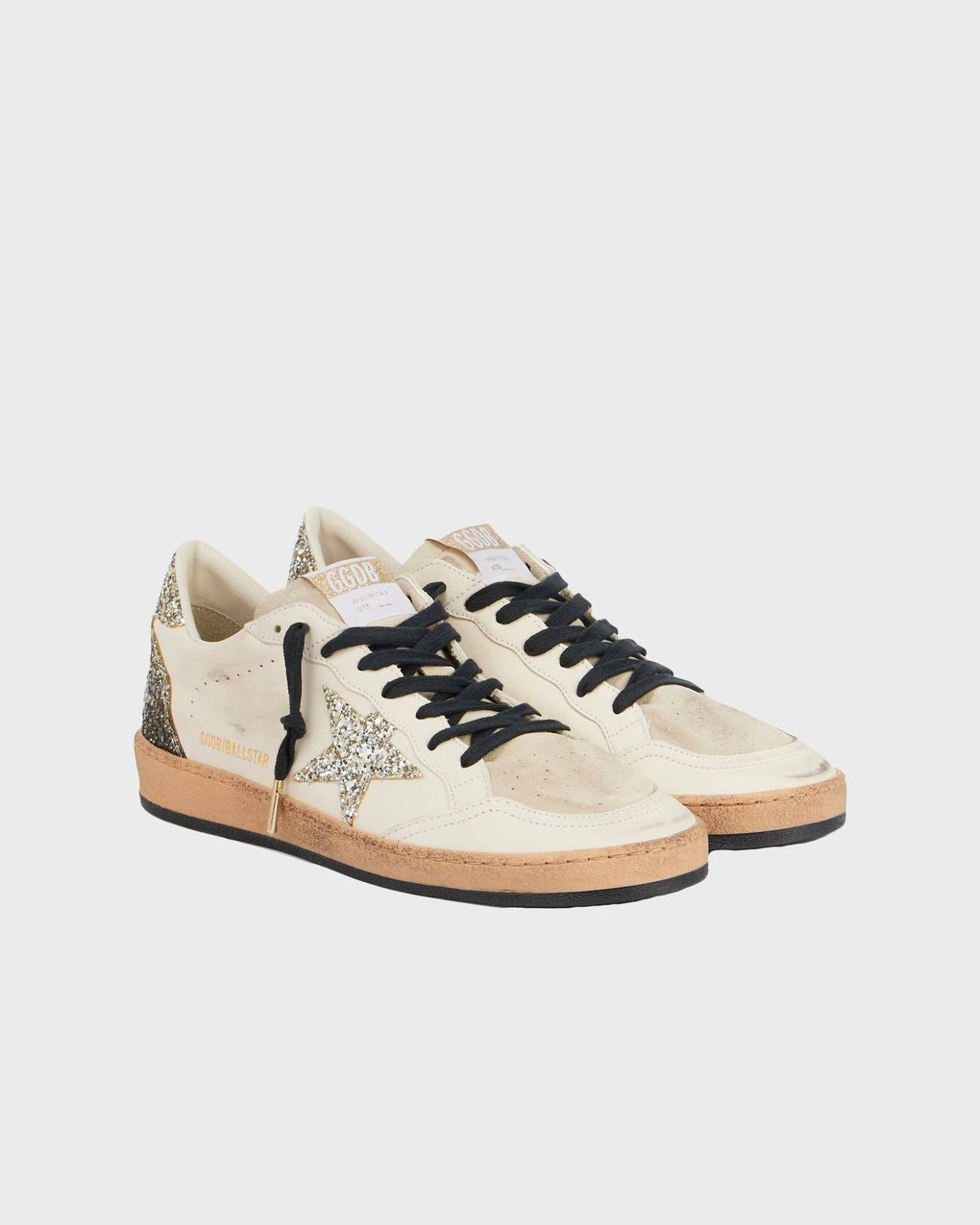 Sneakers Ball Star leather Vit/grå - 3