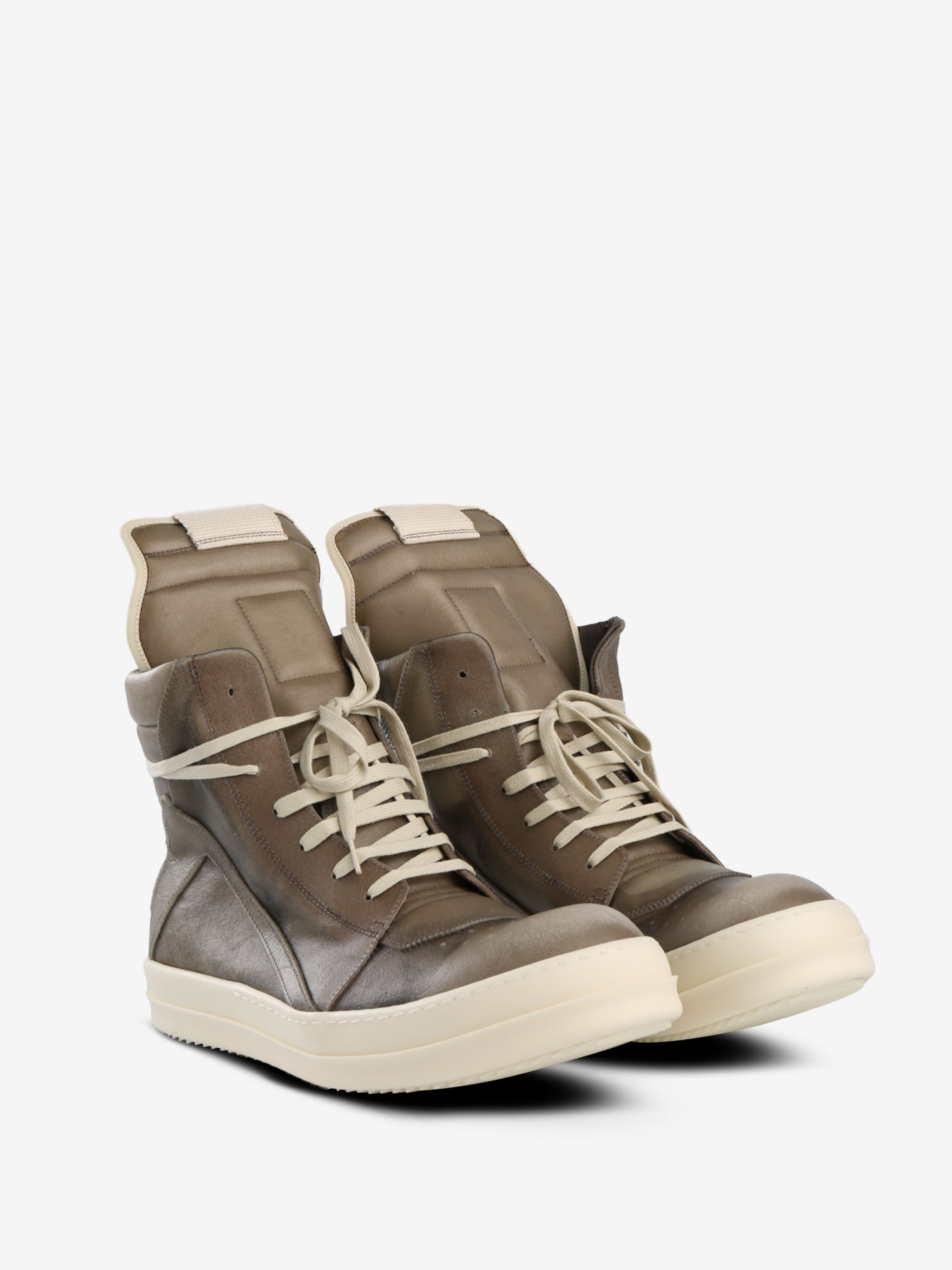 RICK OWENS - Men Transparent Leather Geobaskets - 2