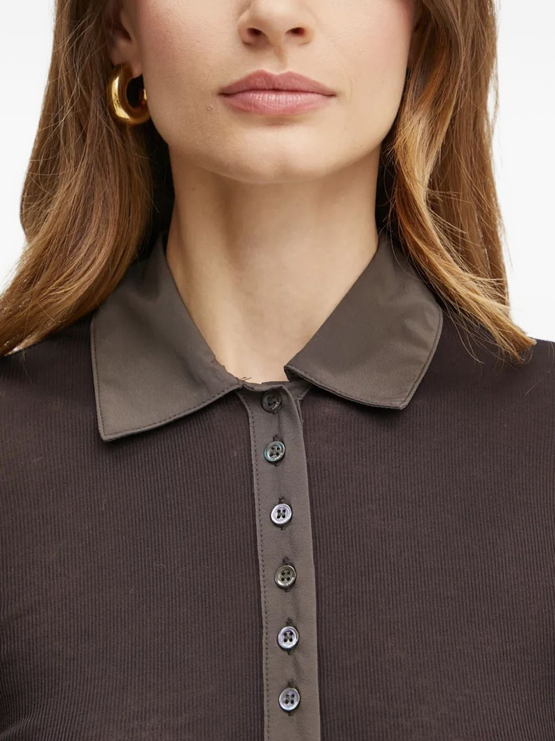 long-sleeve polo-collar body 5