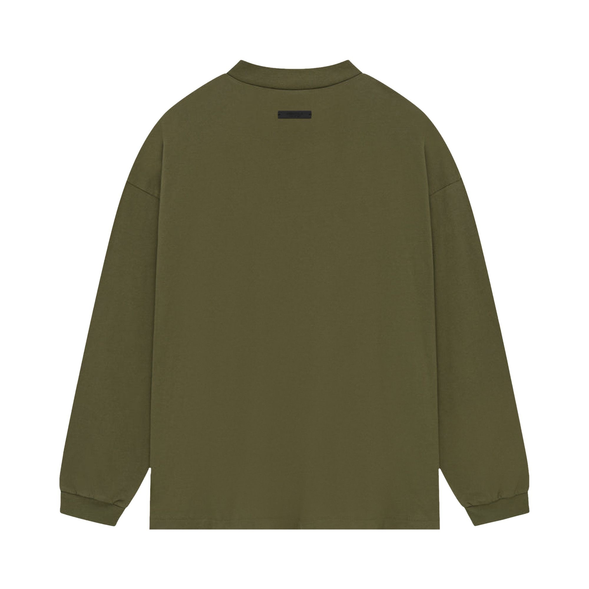 Fear of God Essentials Jersey Long-Sleeve Tee 'Military' - 2