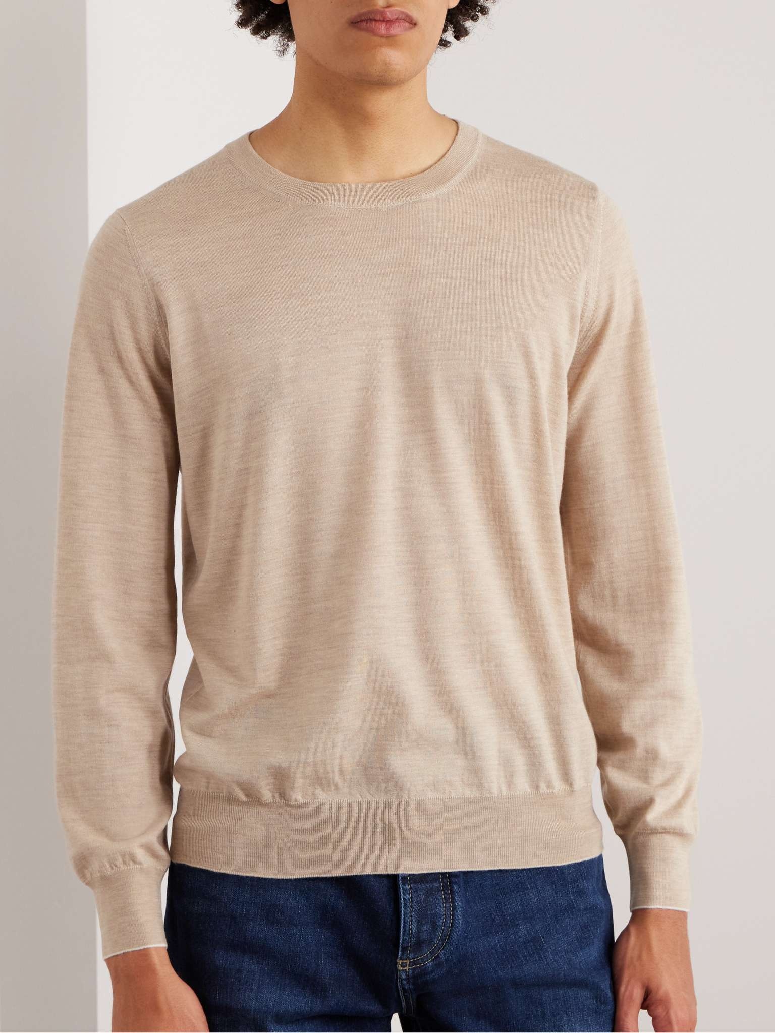 Wool and Cashmere-Blend Sweater - 3