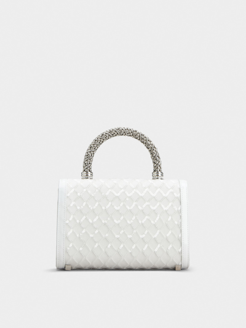 Jewel Efflorescence Mini Bag with sequins 4