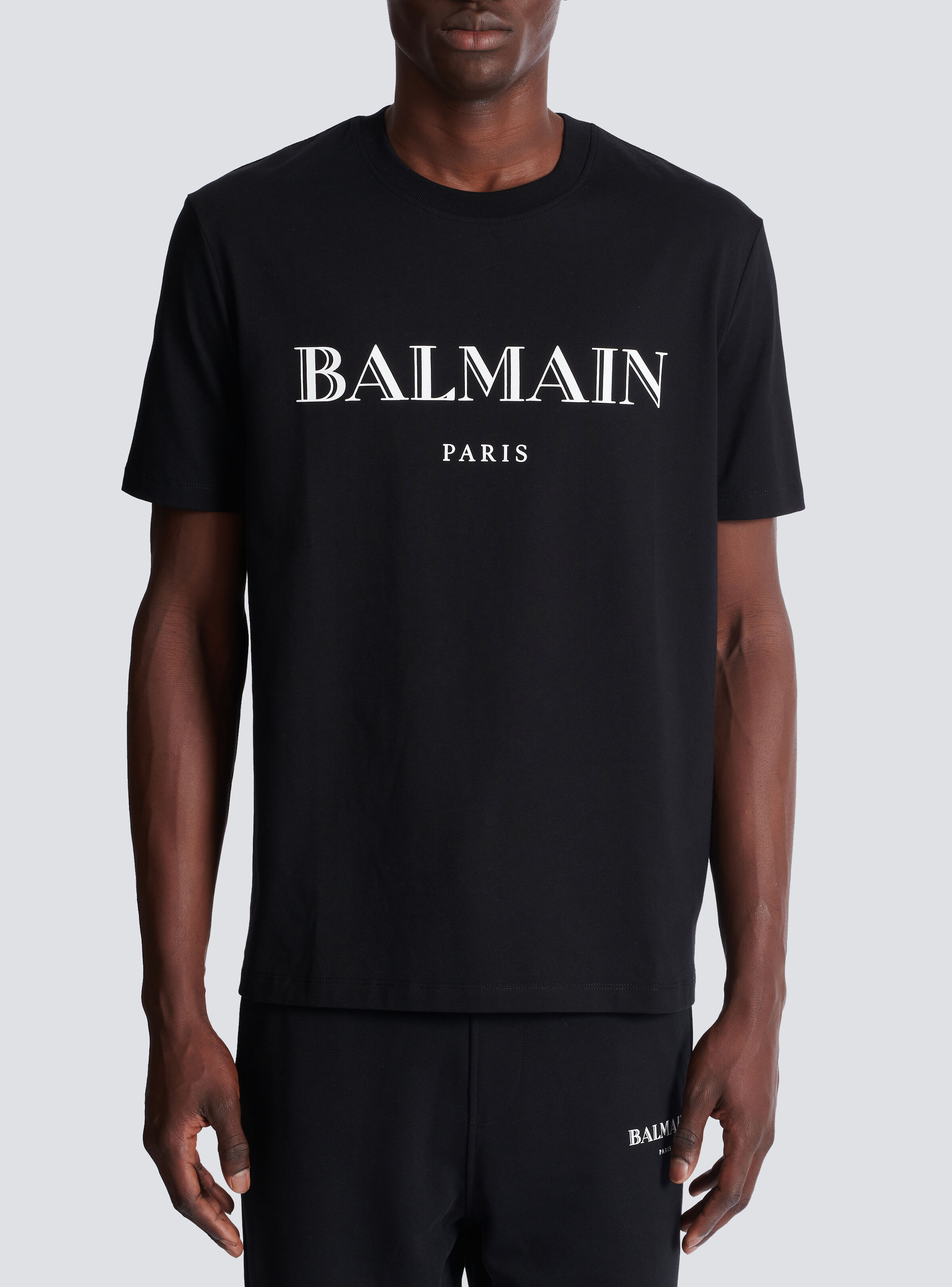 T-shirt with Balmain print - 5