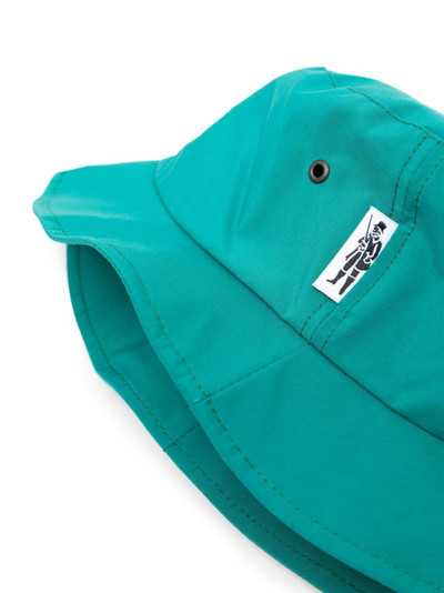 Mackintosh Pelting Dry logo-tag bucket hat outlook