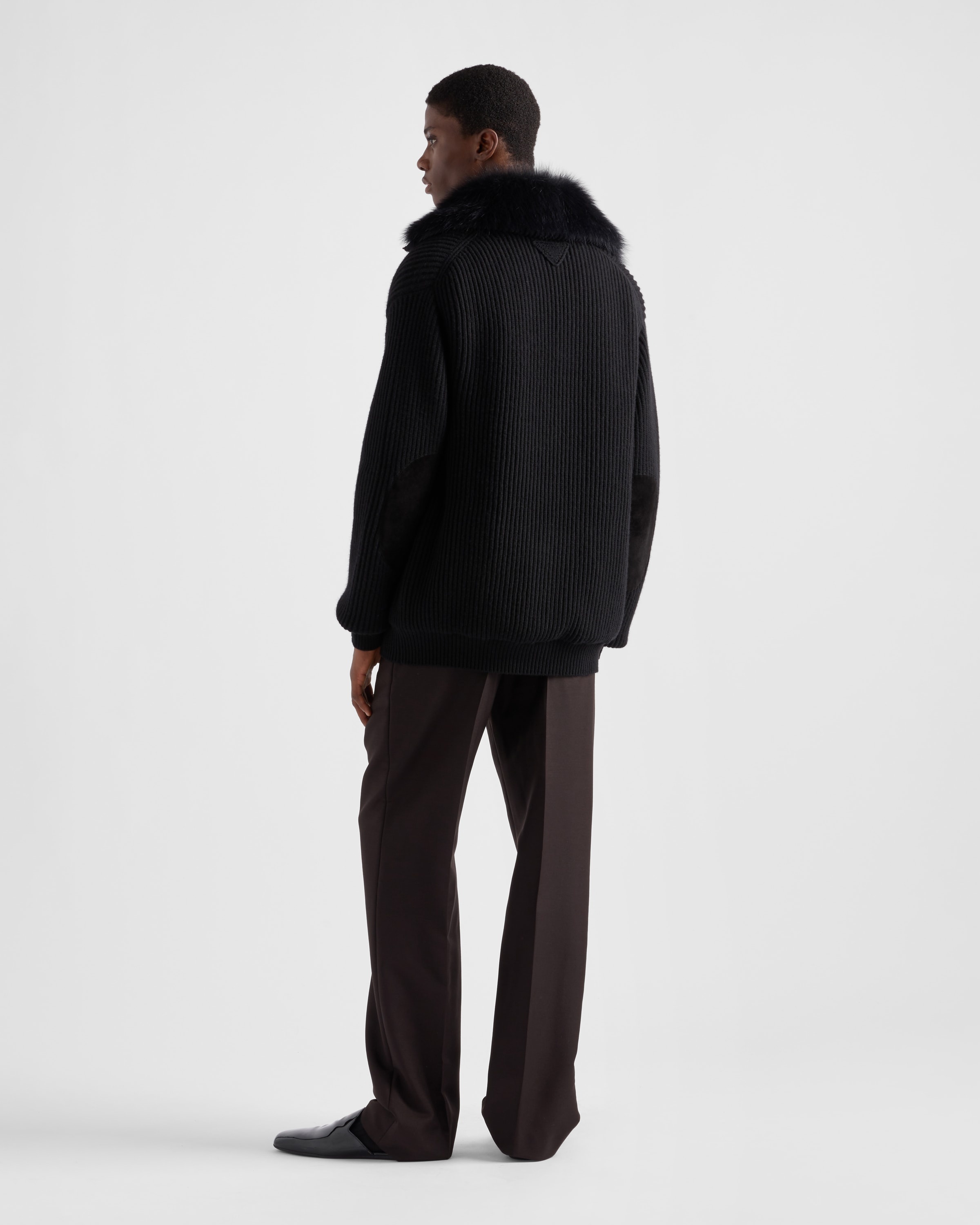 Wool and cashmere cardigan - 5