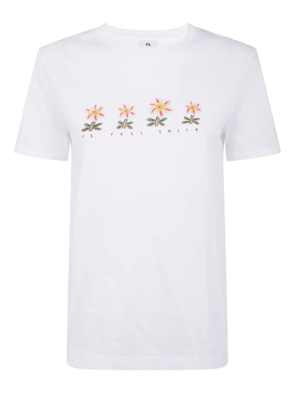 Introducing the 'WOMENS FLOWERS ROW T-SHIRT' by PAUL SMITH, a stunning addition to your wardrobe. Th - 1