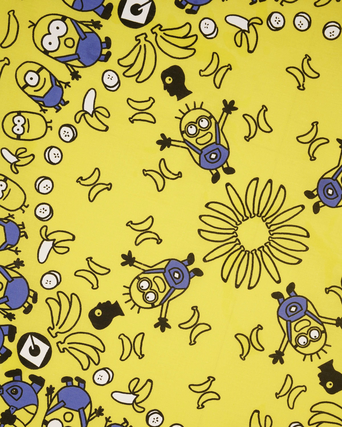 Brain Dead x Universal Parks Minions Banana Bandana - Yellow - 2
