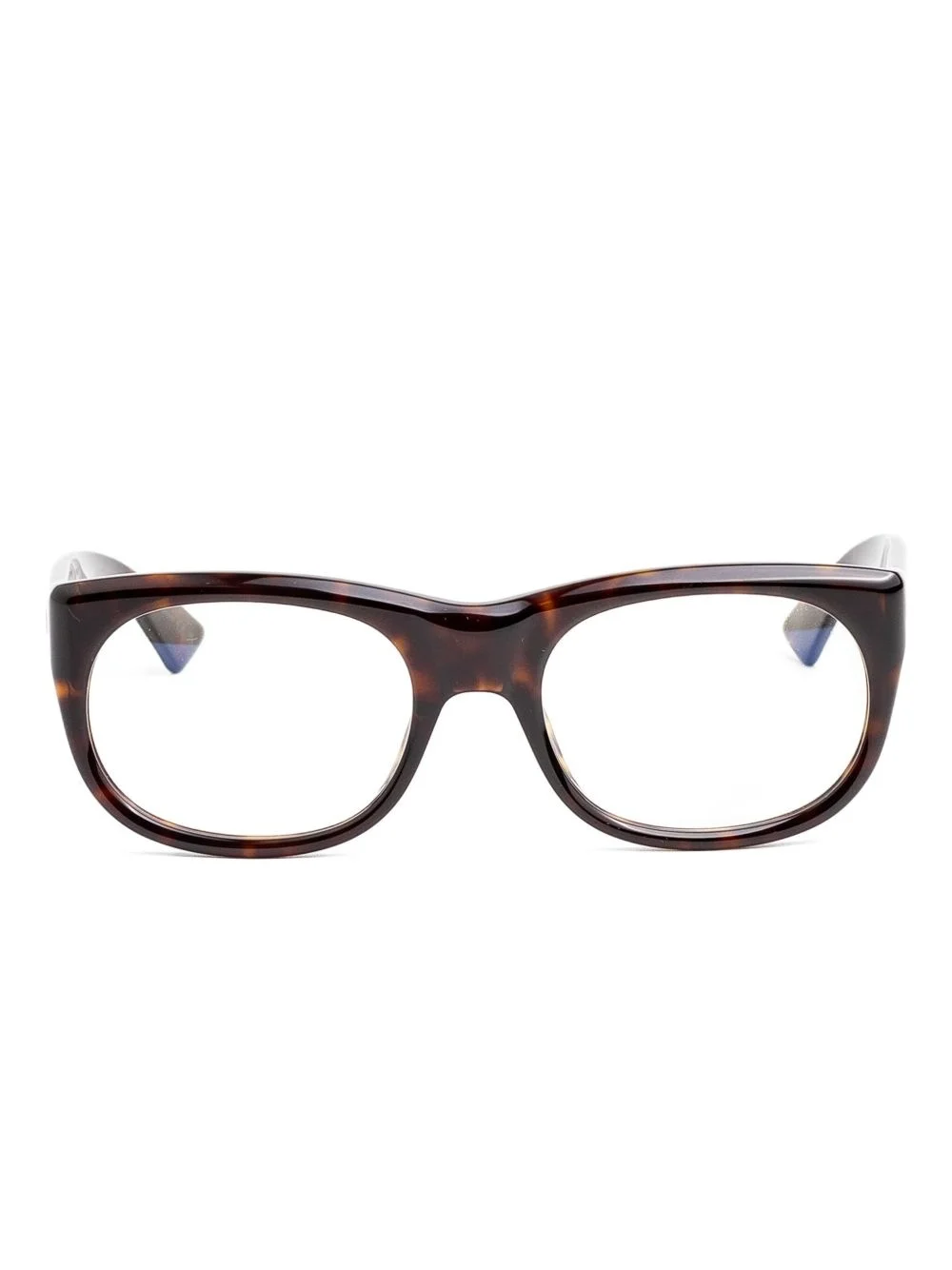 tortoiseshell-effect glasses - 1