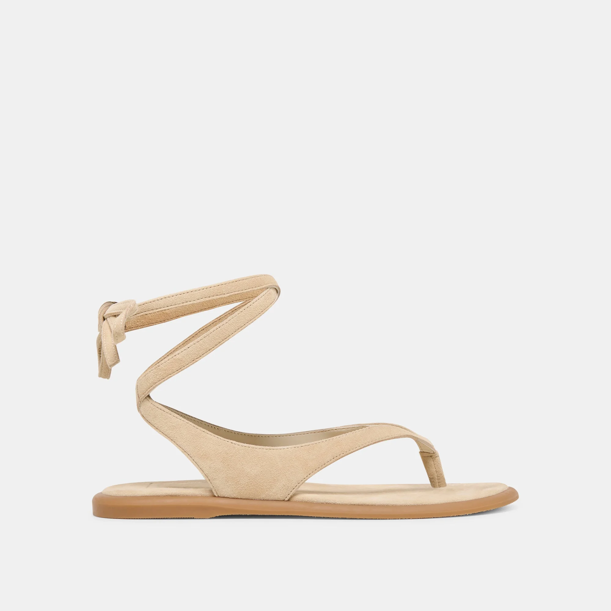 JAYDEN SANDALS ALMOND SUEDE - 1