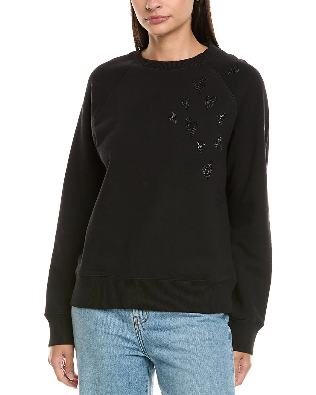Zadig & Voltaire Strass Heart Sweatshirt - 1