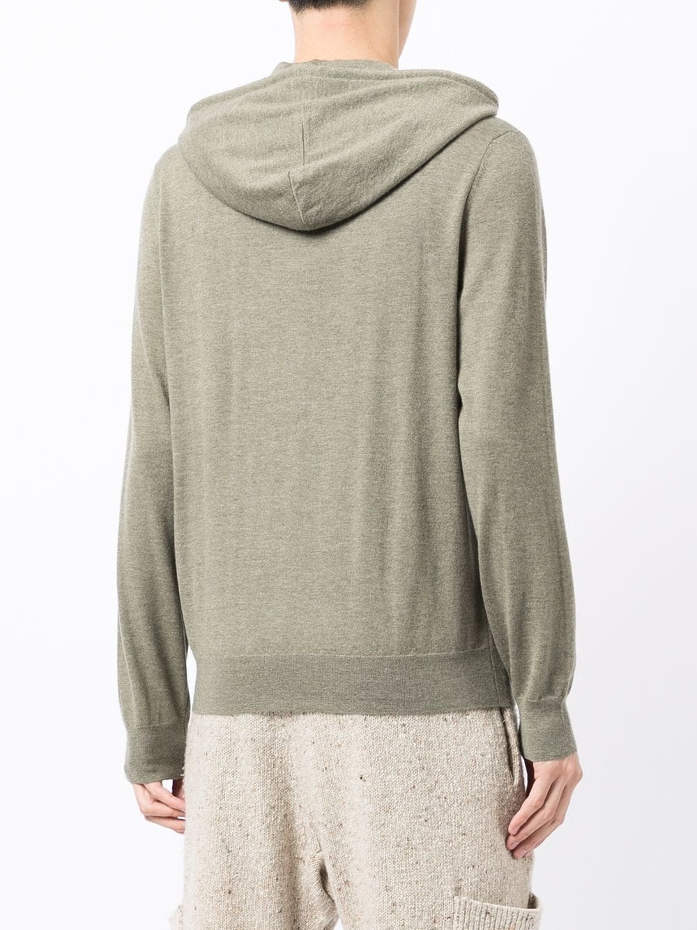 cashmere knitted hoodie - 4