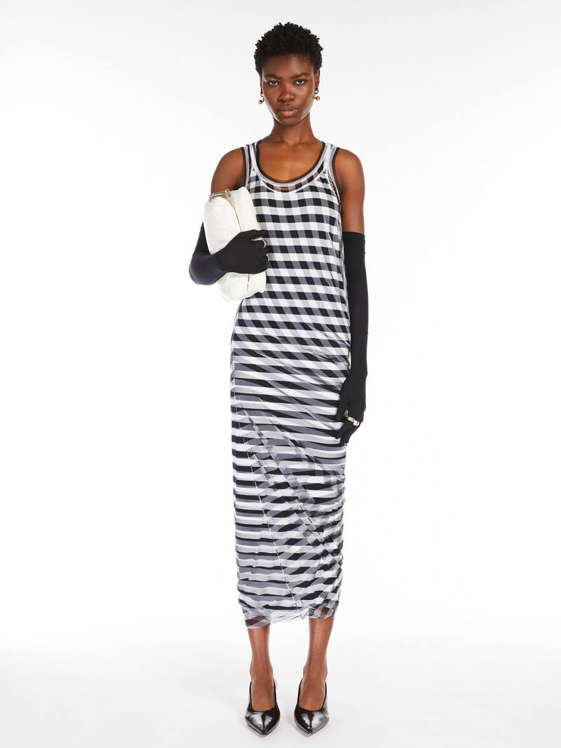 Sportmax NARO Sleeveless dress with tulle outlook