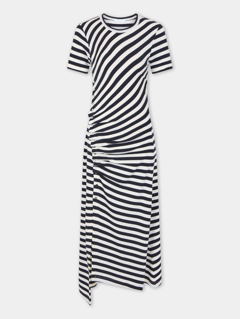 DRAPED MIDI DRESS IN WOOL 1