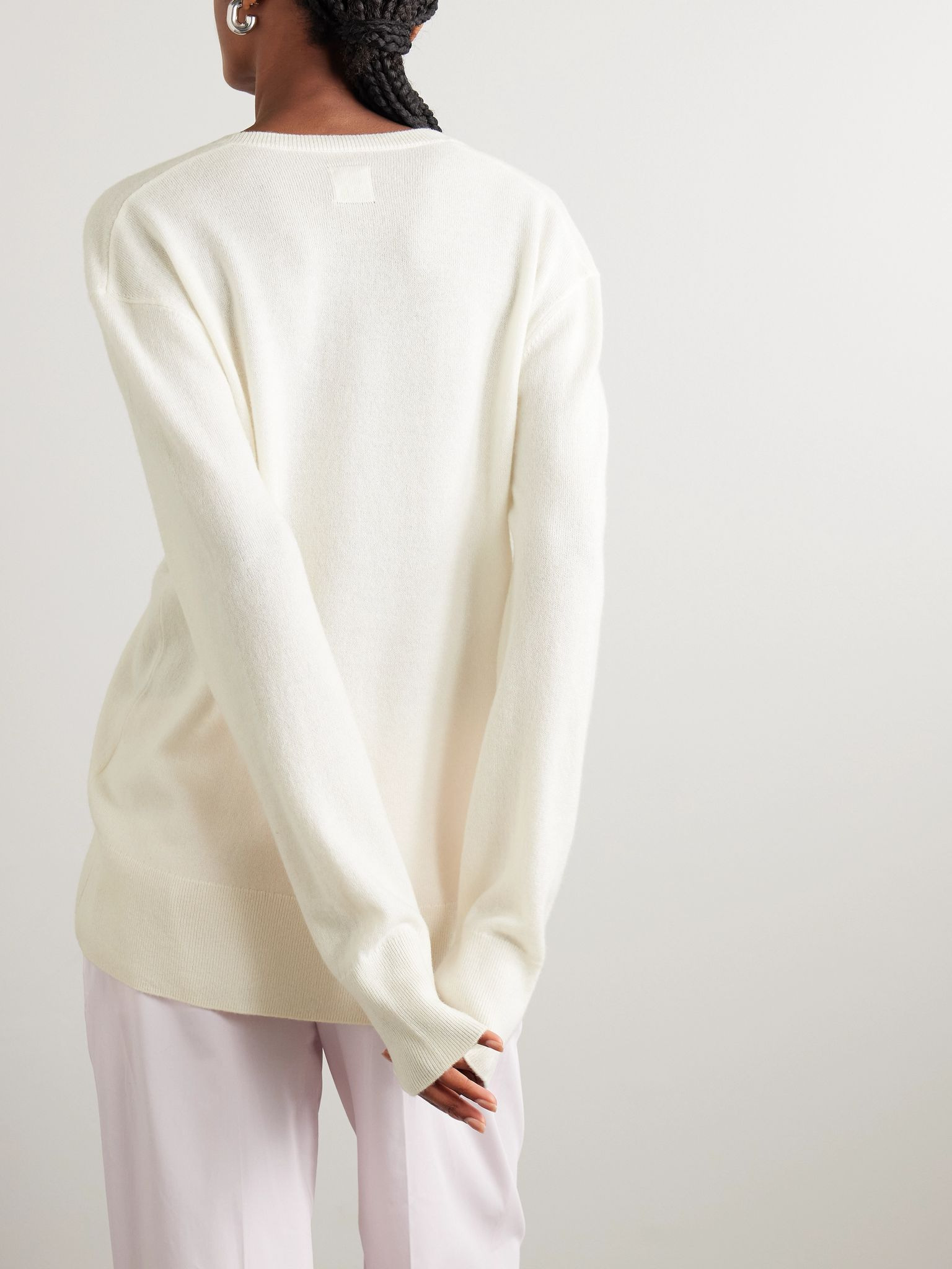 Garderob cashmere sweater Ecru - 4