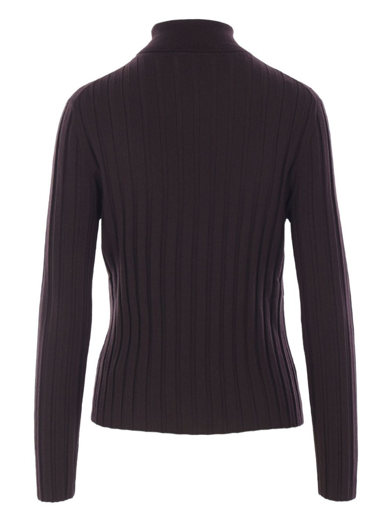 Allude ribbed turtleneck sweater outlook