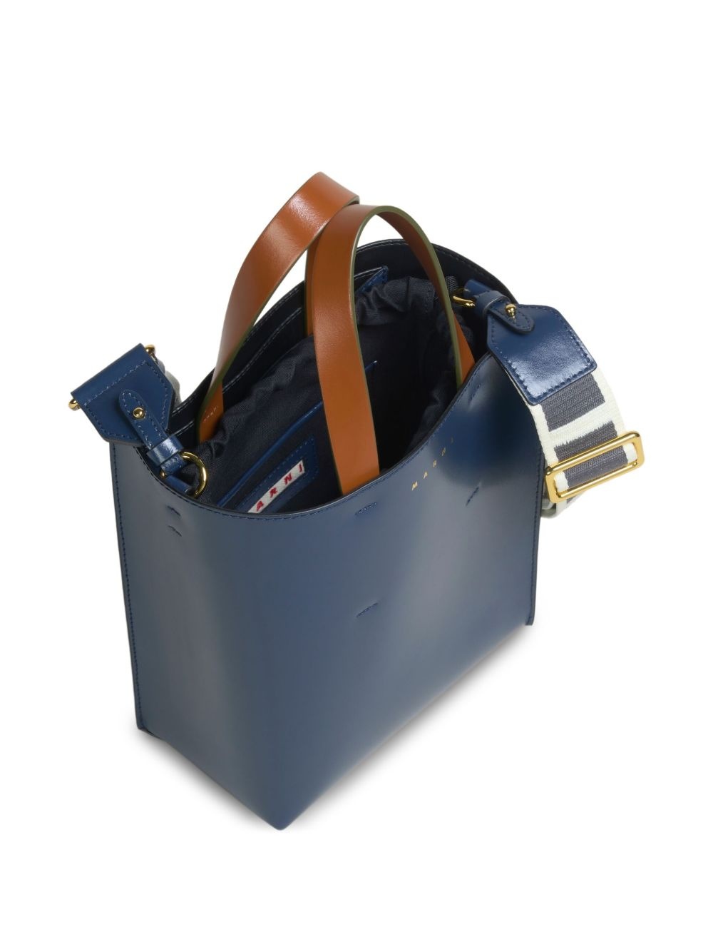 mini Museo two-tone structured tote bag - 5