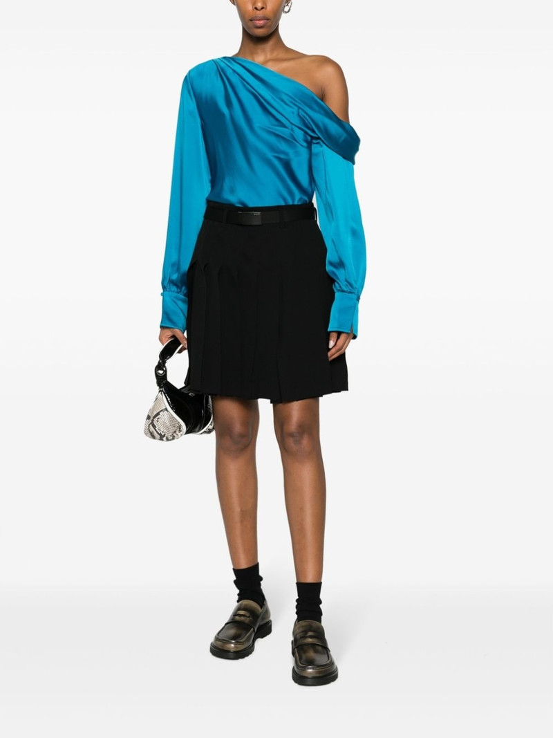 SIMKHAI Alice satin off-shoulder top outlook