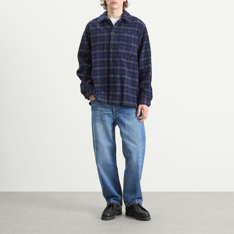 A.P.C. A.P.C. Stanley Check Wool Overshirt outlook
